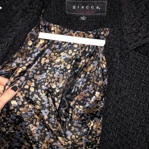 Black, small, coat